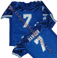 Cheap West Canaan Coyotes Varsity 69 BILLY BOB 82 Charlie Tweeder 4  Jonathan Moxon 7 Lance Harbor Blue Movie Football Jerseys Stitched From  Gemma_yong, $18.04